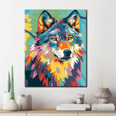 Painting by Numbers Wolf Animal Modern Animal Art